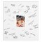 Svelte Signature Mat Picture Frame, Photo Frame Wedding Guest Book Alternative, Autograph Picture Mat for Signature Board, Wedding Celebrations Graduations Support Encouragement or Retirement